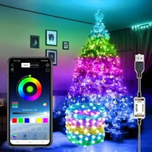 Pametne LED Bluetooth sijalice za jelku 10m