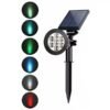 Solarna baštenska kolorna LED lampa