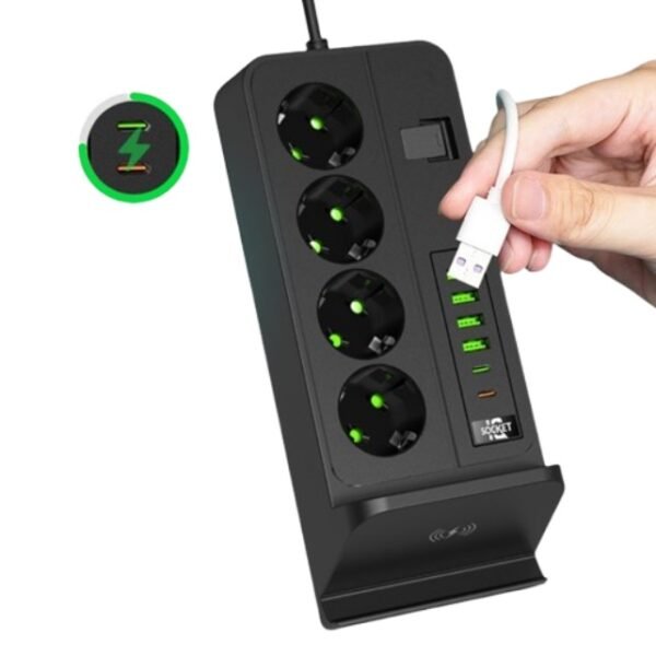 Multifunkcionalni Produzni Kabl Sa USB portovima i WiFi punjačem