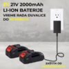 Aku Turbo Fen 2000W + DVE Baterije