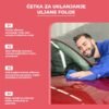 Četka za uklanjanje masnih naslaga sa vetrobrana (2 kom.) – sa hidrofobnim efektom