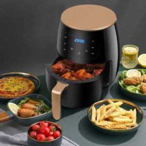 Friteza na vruć vazduh - Air Fryer - Silver Crest 6L + 50 papira za pečenje