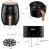 Friteza na vruć vazduh - Air Fryer - Silver Crest 6L + 50 papira za pečenje