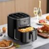 Friteza na vruć vazduh - Air Fryer - Silver Crest 10L + 50 papira za pečenje