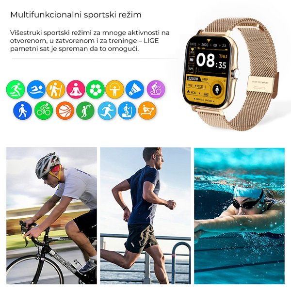 Pametni sat sa bluetooth slusalicama - i20 ultra max 10u1