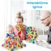Magnetni set štapića i kugli – 64 dela, igra i učenje