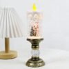 Novogodišnja lampa sveća sa Deda Mrazom - Praznična lampa