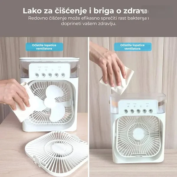 Prenosiva ventilator klima i Silikonska posuda za led - slika 5