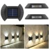 Zidne solarne lampe 4kom
