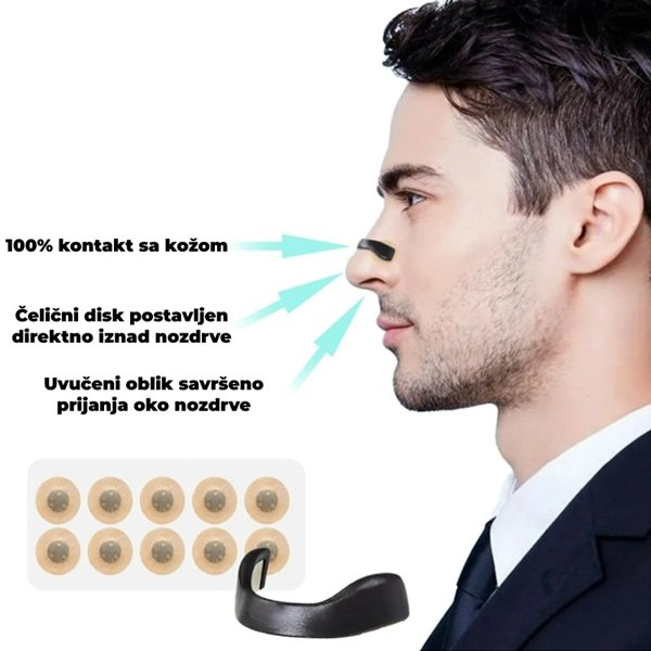 Magnetne trakice za disanje (30 komada) – Magnetne trakice protiv hrkanja