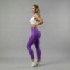 Jednobojne Push-Up ženske helanke za trening