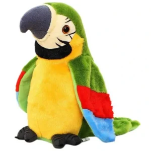 Brbljivi plišani papagaj interaktivna igračka