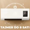 Zidna grejalica sa šipkama za sušenje garderobe - greje 35m²