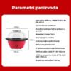 Aparat za kokice 2.5L - slika 8