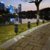 Baštenske solarne lampe sa senzorom 6 kom - slika 3