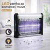 LED lampa protiv komaraca i insekata – solarna rasveta za dvorište