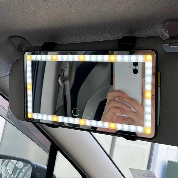 LED ogledalo za šminkanje u autu - Slika 4