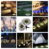 Podna LED solarna lampa za dvorište 4 kom - slika 6