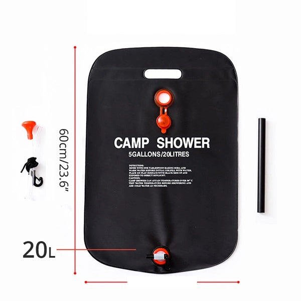 Solarni kamp tuš od 20L - Slika 6