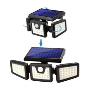 Trostrani solarni reflektor za dvorište