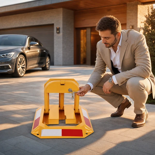 Mehanička parking barijera sa ključem - slika 5