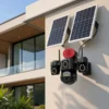 4G Solarna Kamera 4 Sočiva — PTZ 360° - slika 5